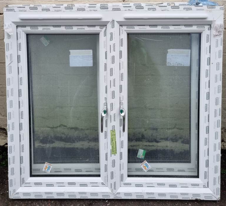 NEW UPVC White Double Glazed Window 1200mm W x 1060mm H