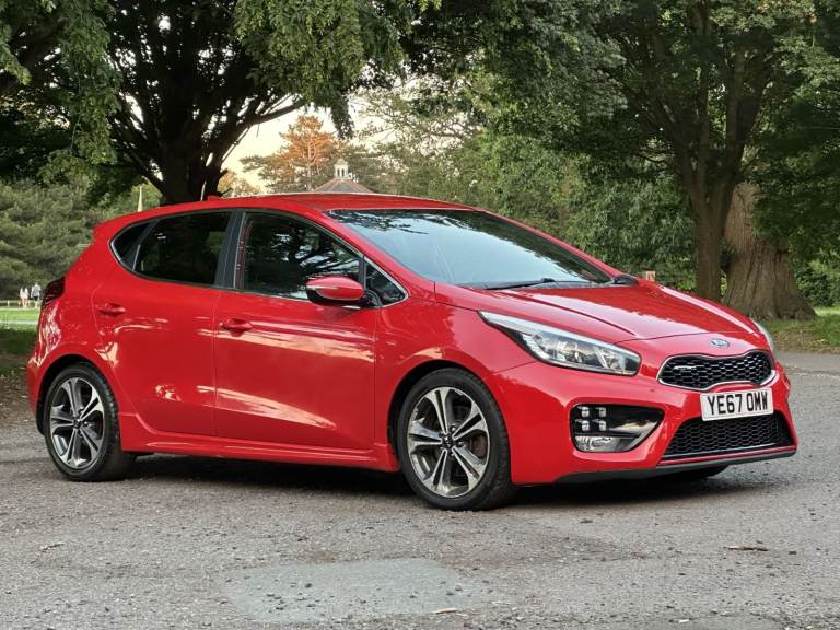 KIA CEED GT LINE 1.6 CRDI DIESEL LOW MILEAGE 57,000 LONG MOT EXCELLENT CONDITION RED 5DR MANUAL
