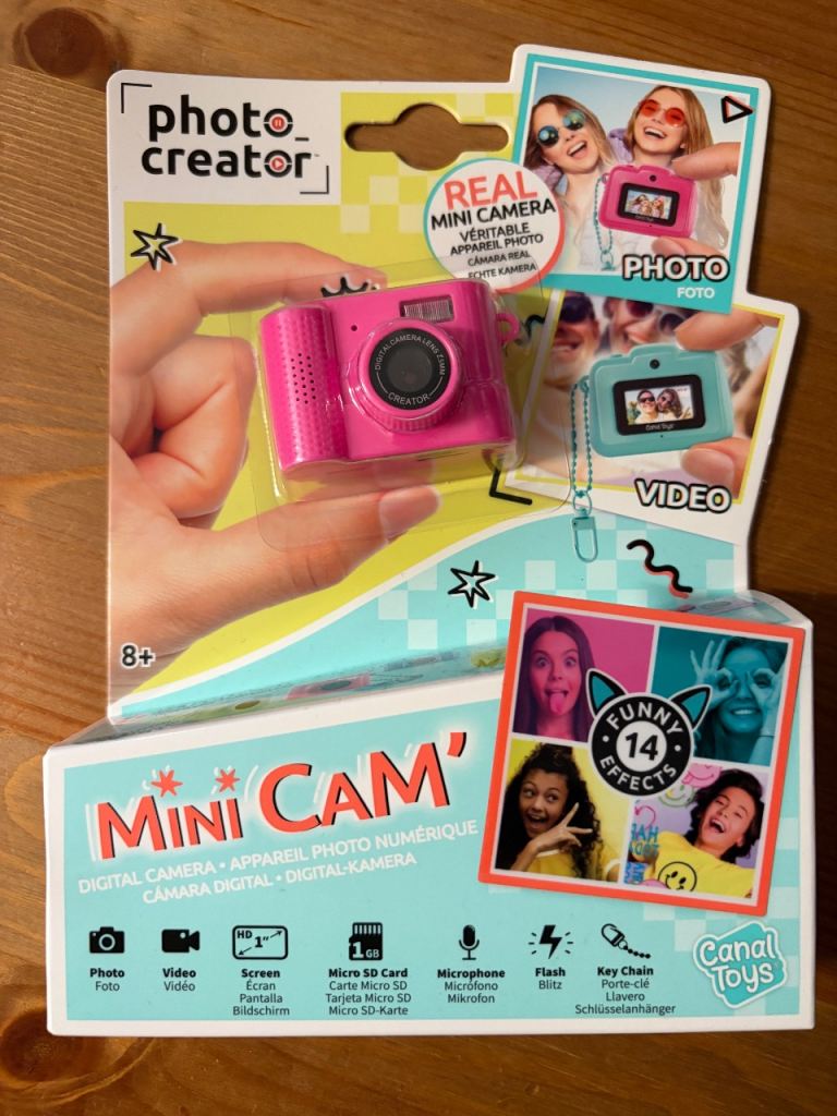 Photo Creator Mini Cam Digital Camera Funny Effects Pink