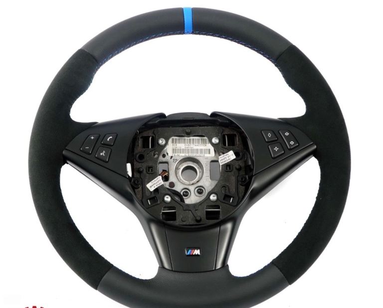 BMW 5 Series 6 Series E60 E61 E63 E64 M Sport Steering Wheel Leather Alcantara 