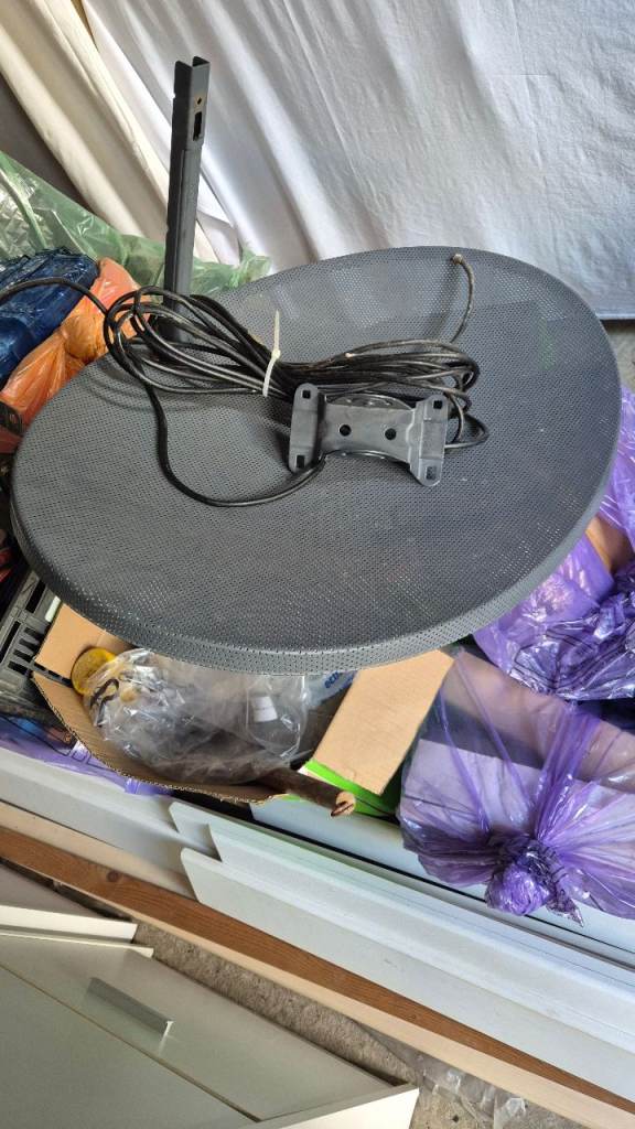 Satellite Dish with Cable – Good Condition