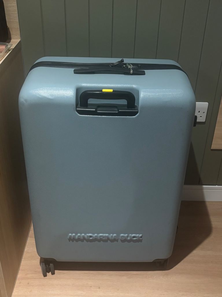 Mandarina Duck large Suitcase - Blue, Good Condition