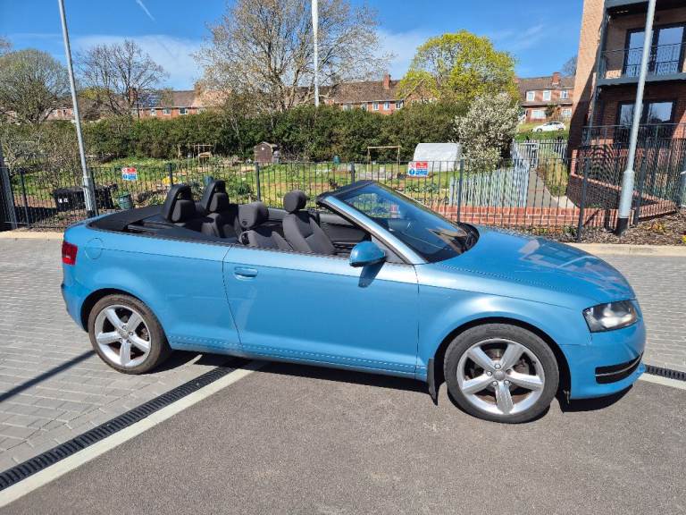 Convertible Audi A3 in lovely blue 💙 