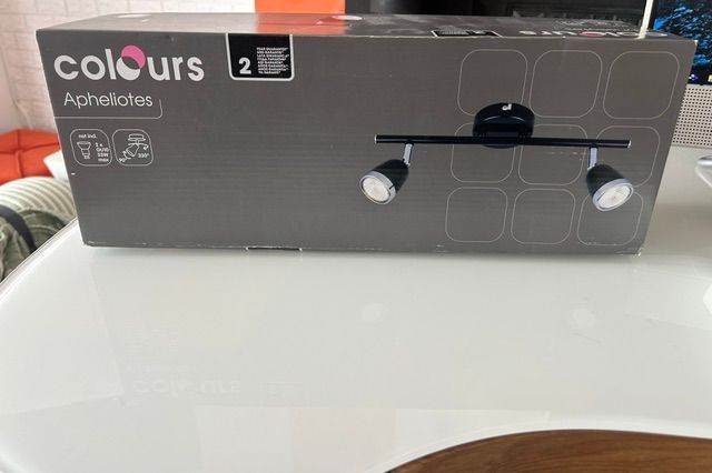 B&Q Colours Apheliotes 3 Light Ceiling Spotlight Fitting BRAND NEW Boxed Tagge