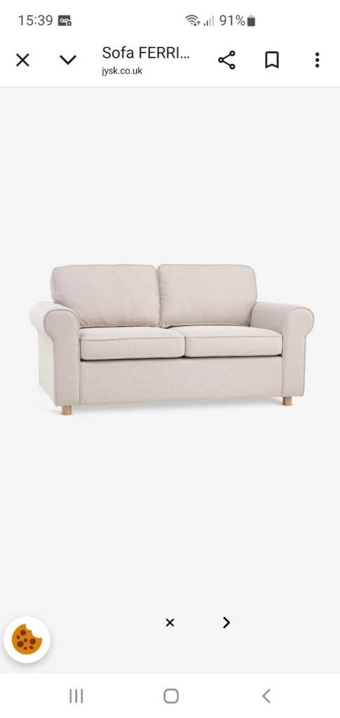 Sofa FERRITSLEV 2 seater beige