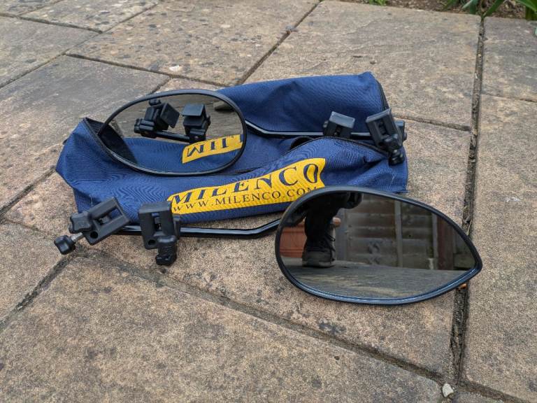 Milenco caravan towing mirrors