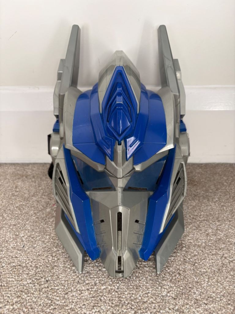Transformers Optimus Prime Voice Changer Mask – Blue & Grey