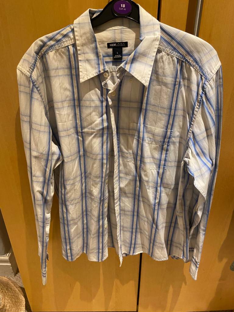 Men's H&M Shirt, (L) good condition, pet & smoke free, can post