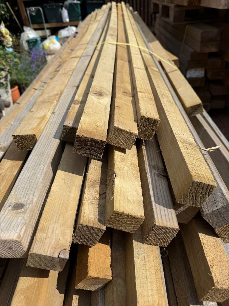4.8 metre long - 2 x 1.5 inch Treated Timber Batten