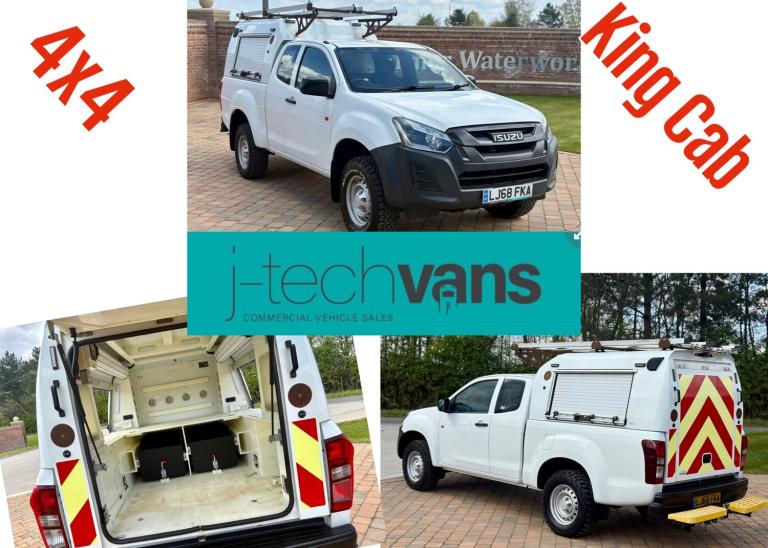 2018 Isuzu D-Max 1.9 Extended Cab / King Cab 4x4 Pick up ***Utility spec*** PICK UP Diesel Manual