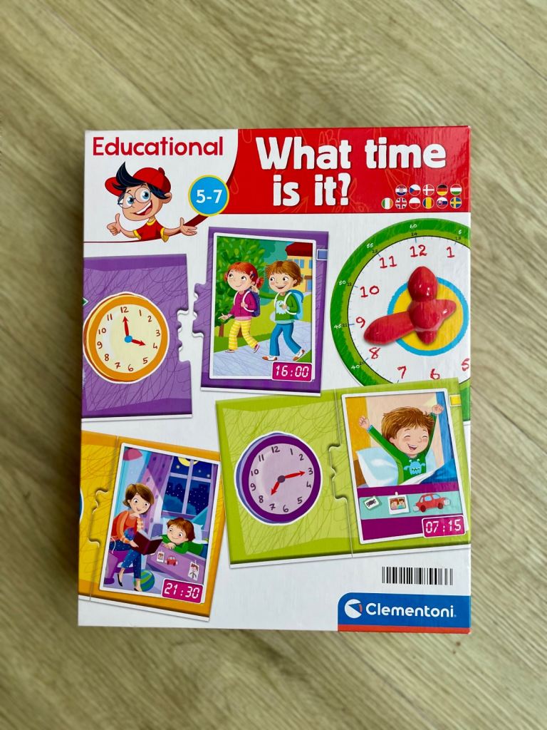 Clementoni What Time Is It?Educational Game (Ages 5–7)
