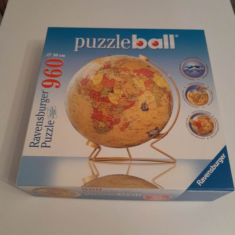 Ravensburger Puzzleball Globe 960 Pieces – Good Condition