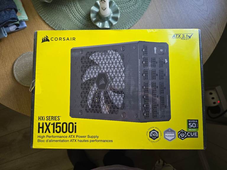 Corsair HX1500i (2025) ATX 3.1 PSU - Brand New/Unopened - CP-9020309-UK