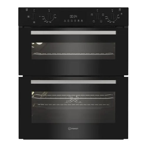 Indesit DUI10DB Built Under Electric Fan Double Oven £299