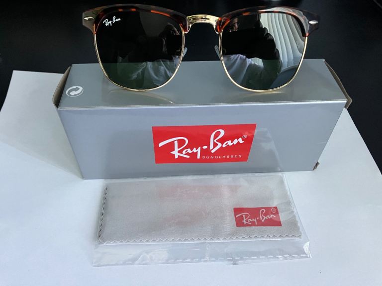 Ray Ban CLUBMASTER Tortoise Shell 