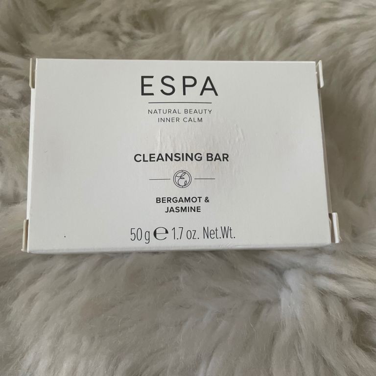 Espa Cleansing Bar Soap Bergamot & Jasmine 50g New in Box Facial Face Care 