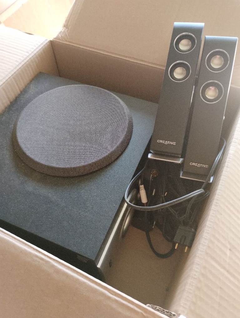Creative Speakers with Subwoofer – Good Condition