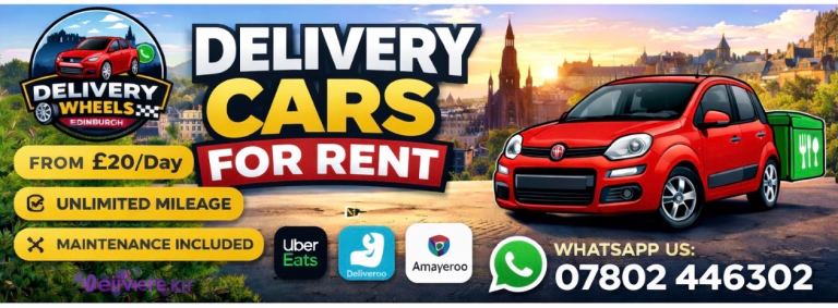 Uber deliveroo just eat cars for rent