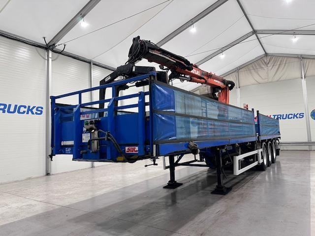 SDC Tri Axle Flatbed Brick Grab Trailer