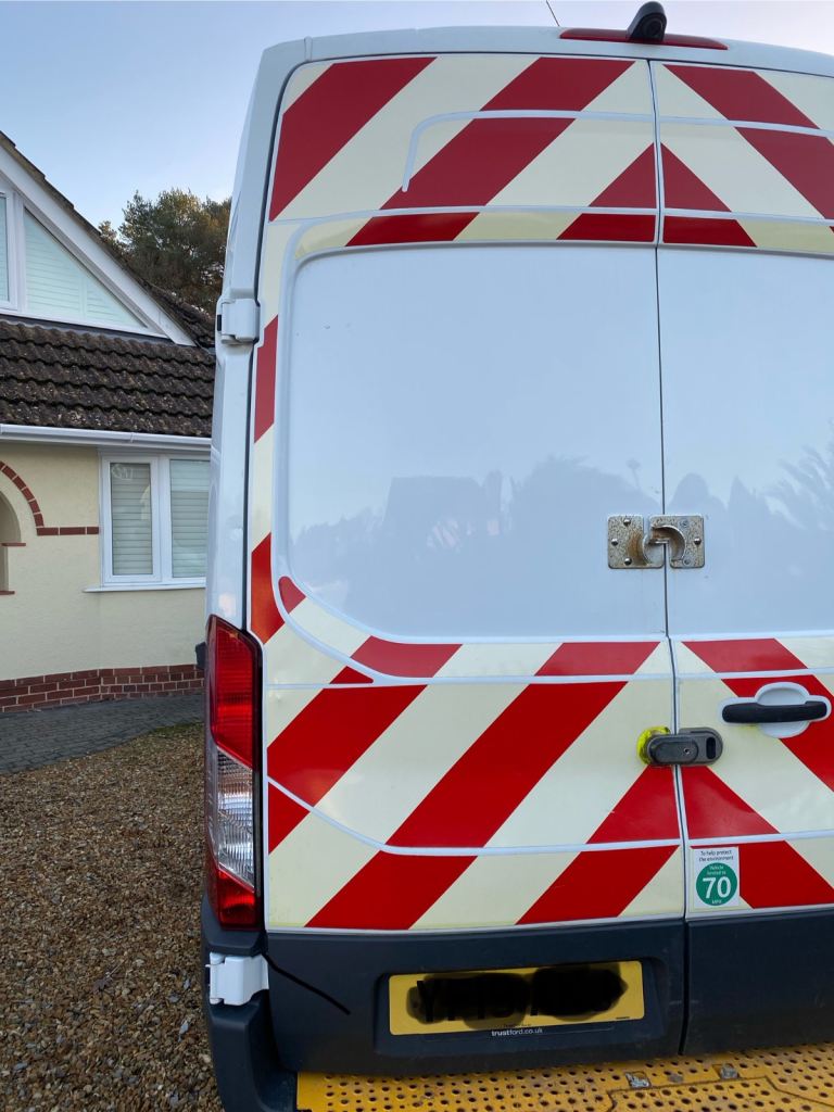 Ford transit rear left offside door 2019 mk8 l2h3 high too