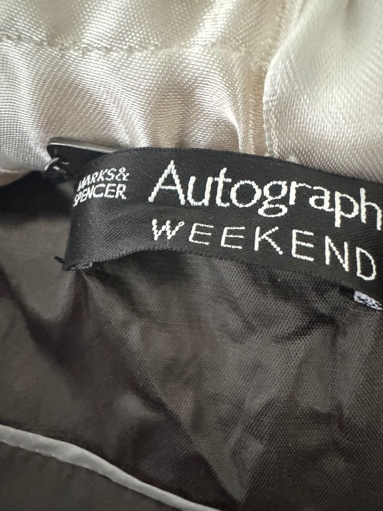 M&S Autograph raincoat grey colour size 10