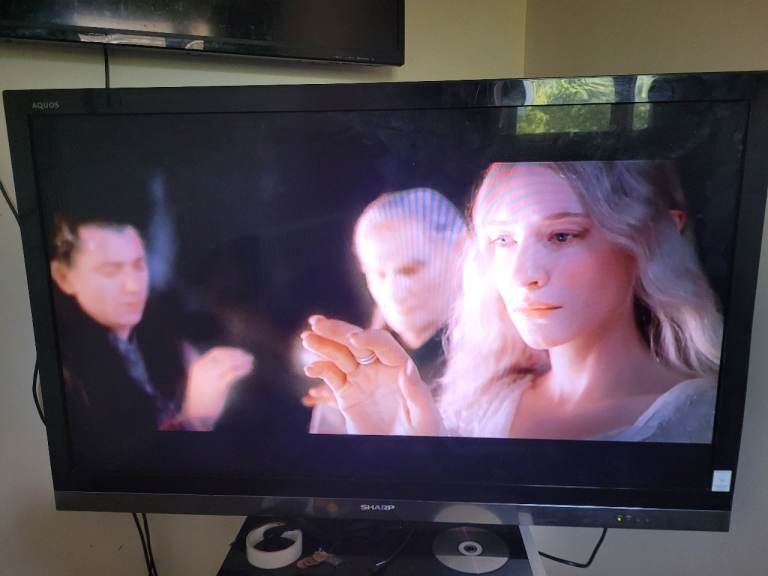 Sharp Aquos LCD TV – Black, Good Condition