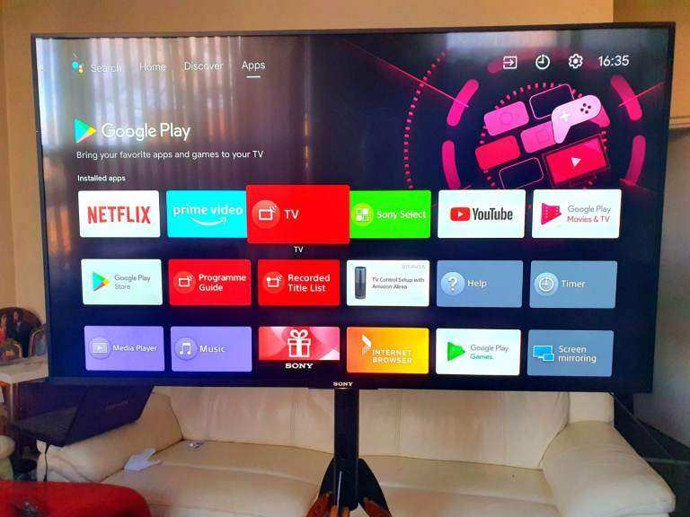 Sony Bravia KD55XF8096 55-Inch Android 4K HDR Ultra HD TV Adjustable TV Tripod Stand