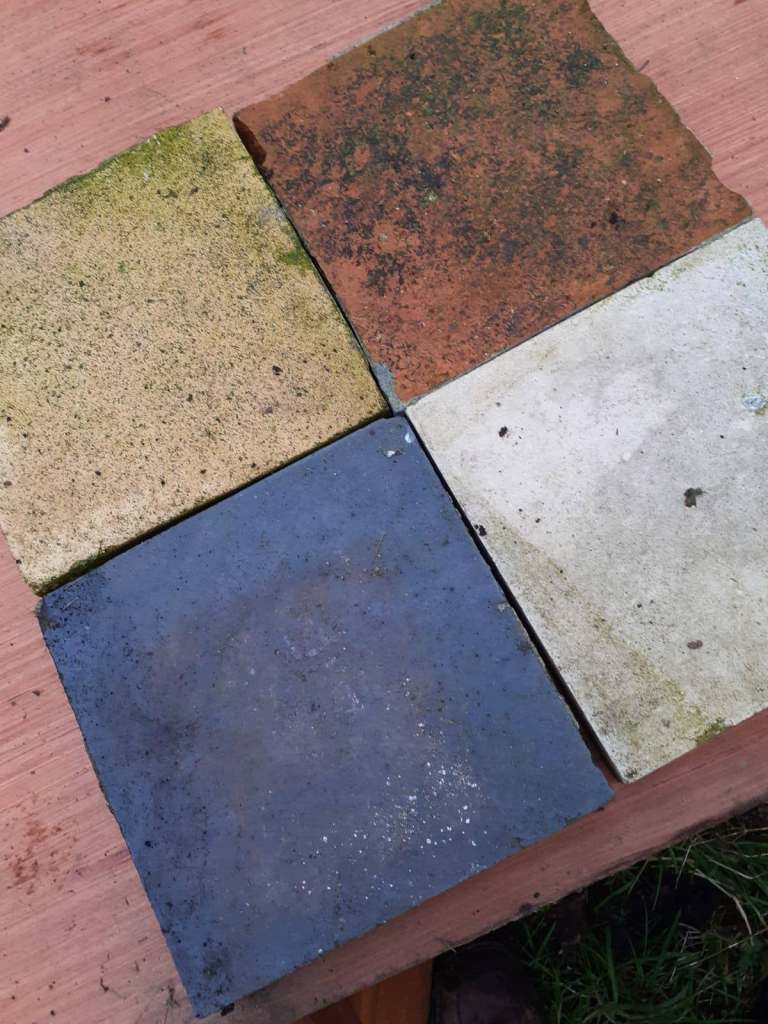 Bangor Blue Slates roof floor tiles granitic step