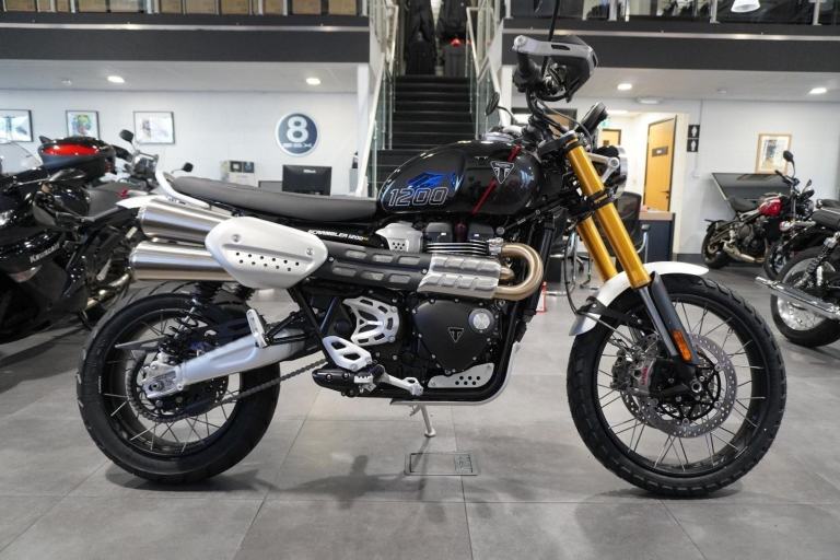 Triumph Scrambler 1200 XE, 2025, Phantom Black. IN STOCK NOW