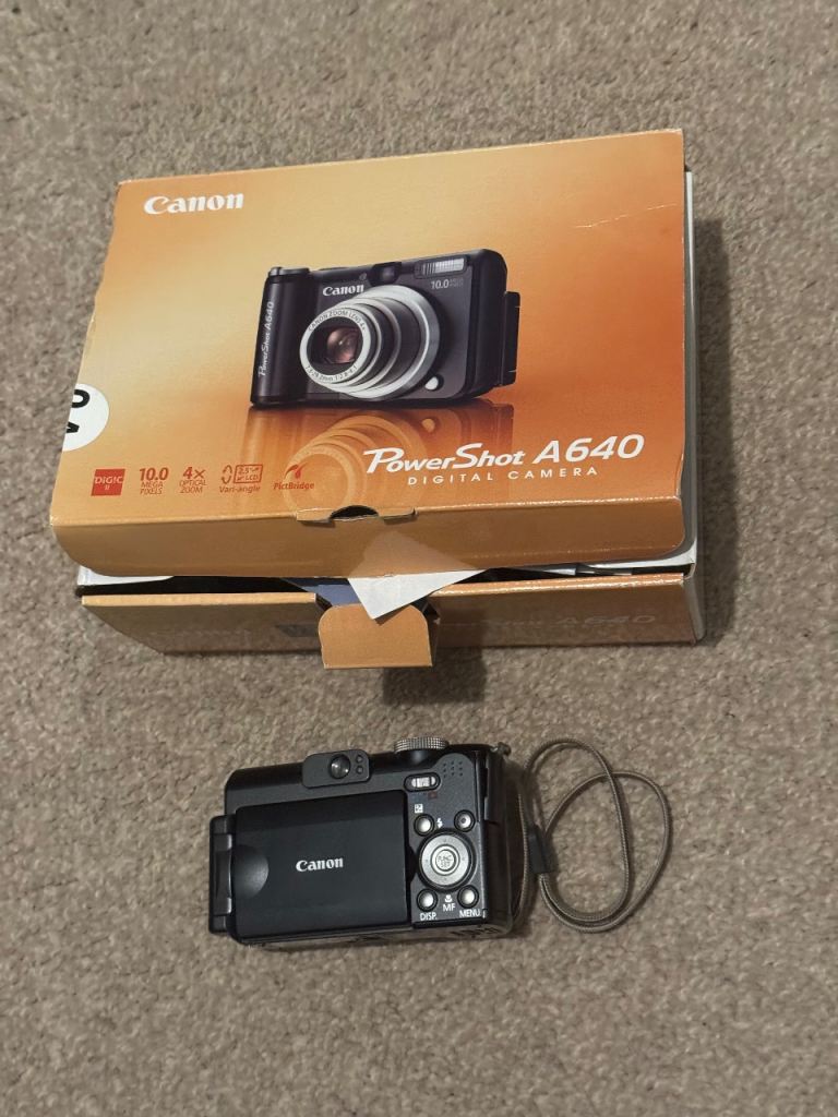 Canon Powershot A640 camera (read description)