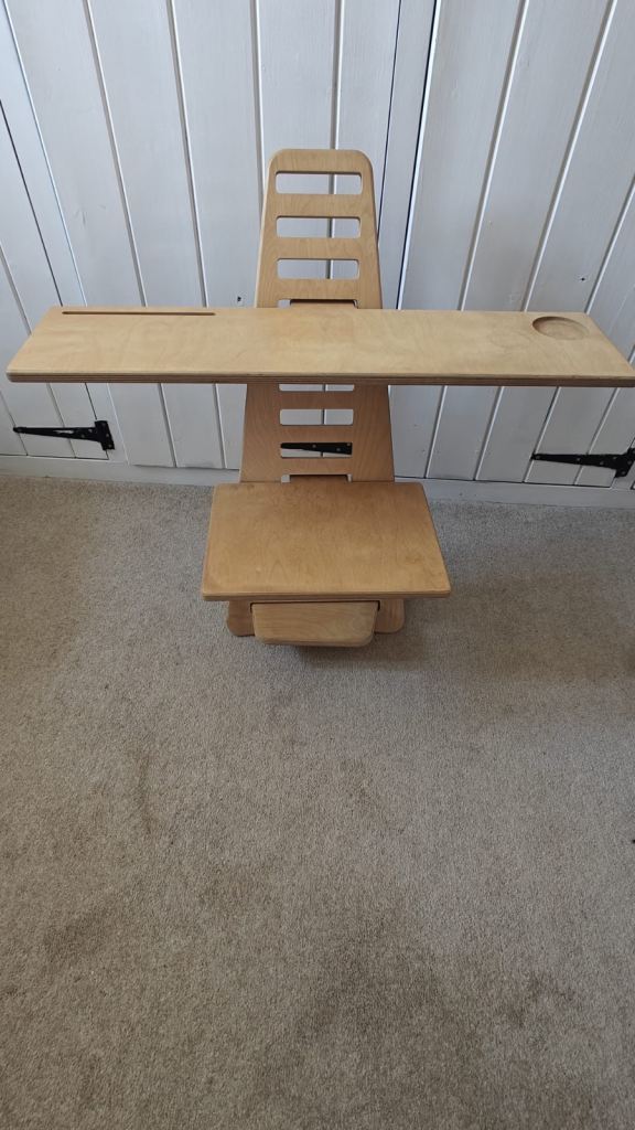 Adjustable Wooden Standing Desk / Laptop Stand, Good Condition