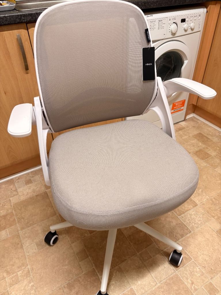 Sihoo Ergonomic Office Chair with Folding Armrests – Grey, As Good As New