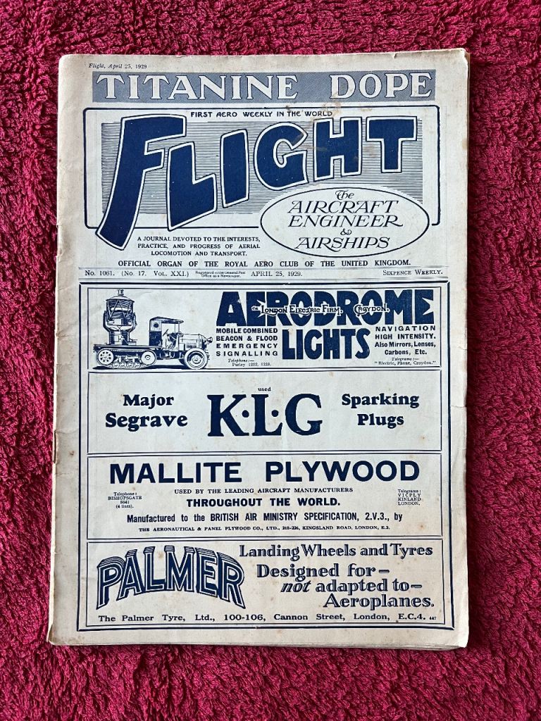 Flight Magazine - 25 April 1929