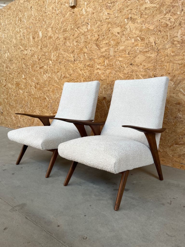Vintage mid century armchairs 
