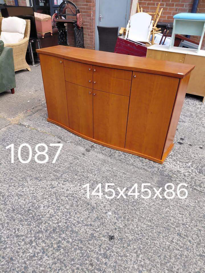 Skovby Danish Mid Century 4 door 2 drawer sideboard, Ref:1087