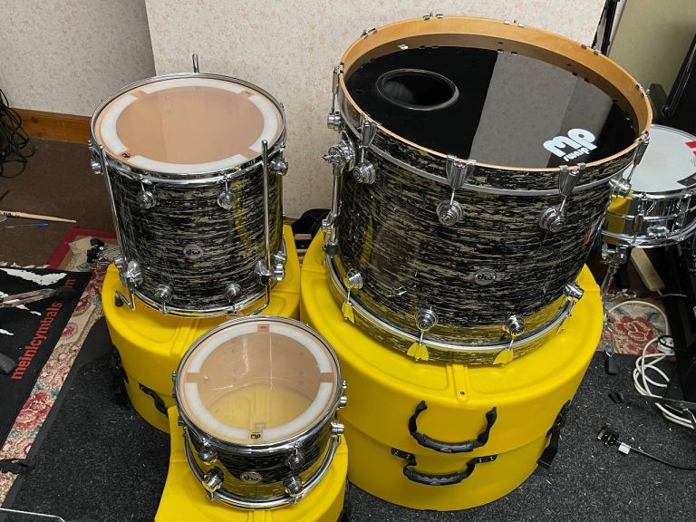 DW Collectors Series Drums with Hardcases