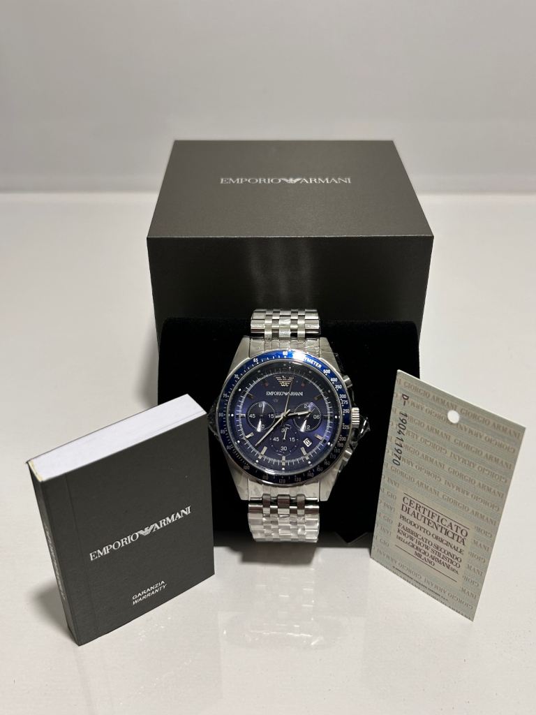 Emporio Armani Men’s Watches – Large Selection – Genuine & Boxed – £120 Each