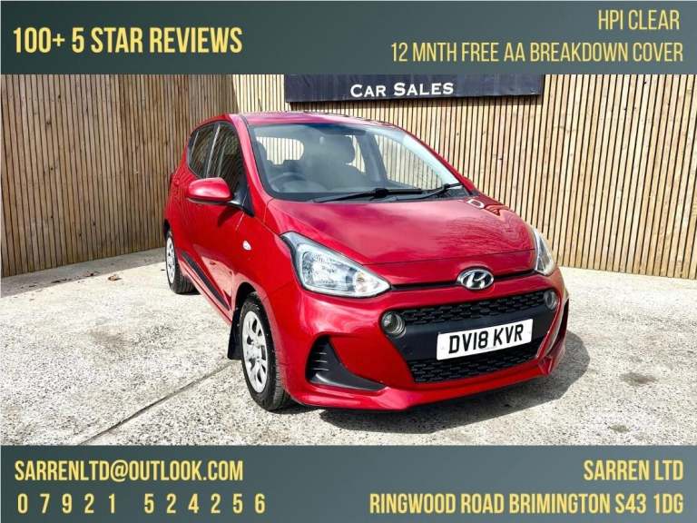 Hyundai i10 1.2 SE Euro 6 5dr Petrol Manual