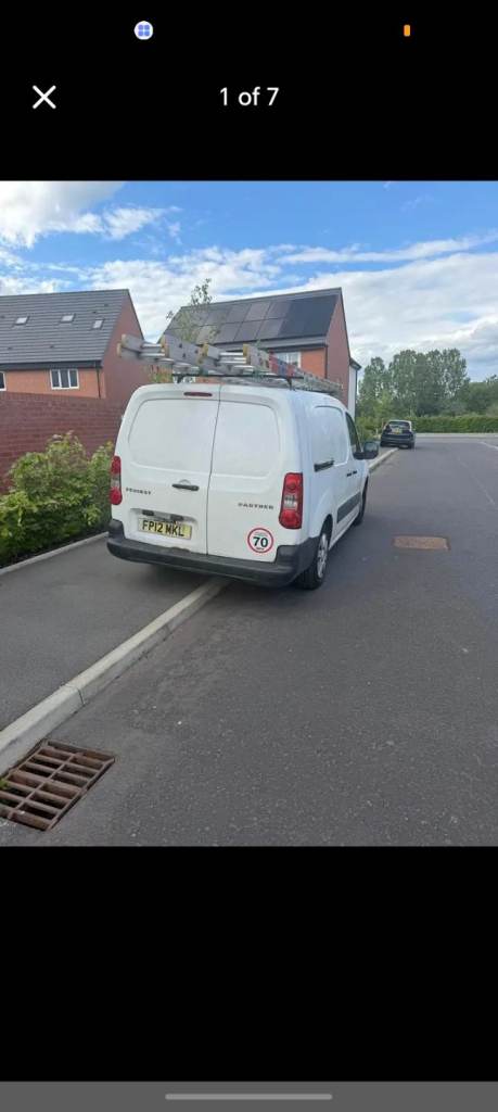 Peugeot, PARTNER, Panel Van, 2012, Manual, 1560 (cc)