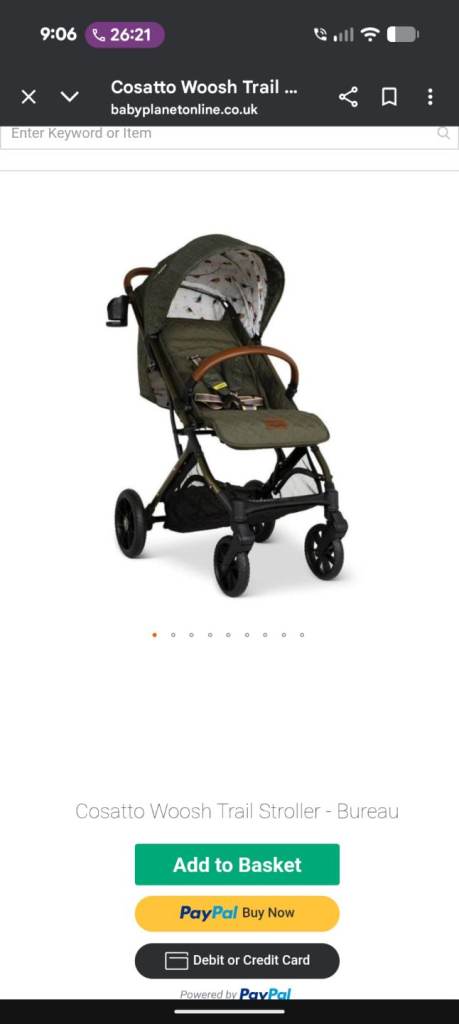 Cosatto Pushchair 