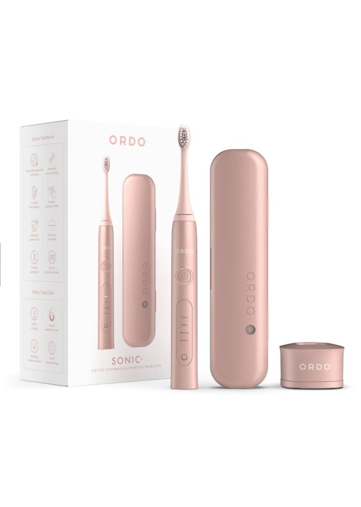 Ordo Sonic+ Toothbrush & Charging Travel Case - Rose Gold