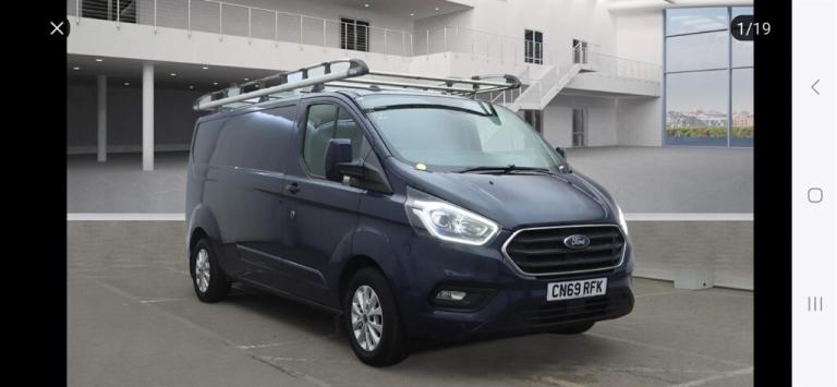 2019 Ford Transit Custom 2.0 EcoBlue 130ps Low Roof Limited Van PANEL VAN DIESEL Manual