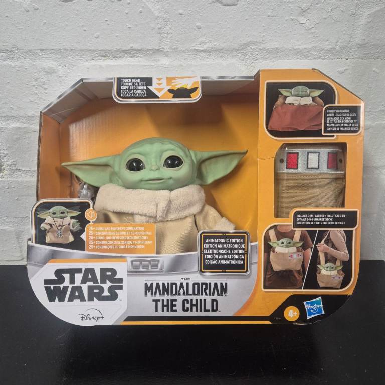 image for The Child Animatronic Toy w/ 3-IN-1 Carrier Hasbro Star Wars The Mandaloria, NEW