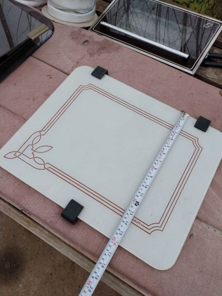 Lunar caravan hob cover 