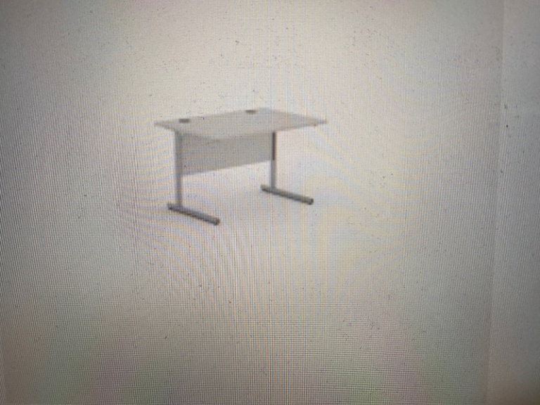White desk. New in box