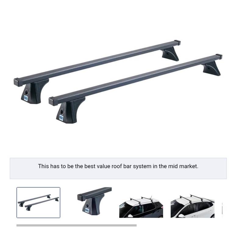 Vauxhall crossland x roof bars