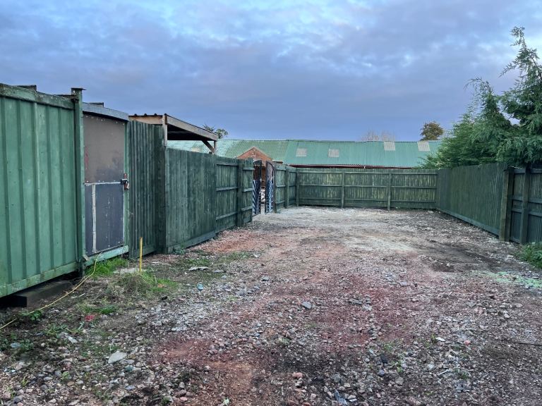 1750 square foot storage yard 