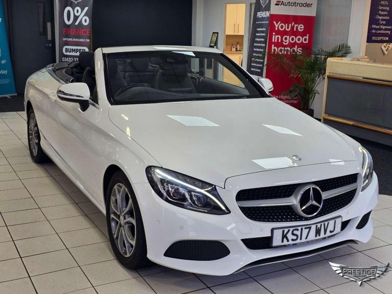 2017 Mercedes-Benz C Class 2.1 C220d Sport Cabriolet Euro 6 (s/s) 2dr CONVERTIBLE Diesel Manual