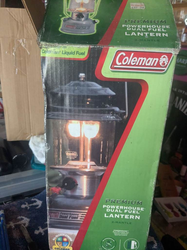 NEW Coleman lamp unused duel fuel