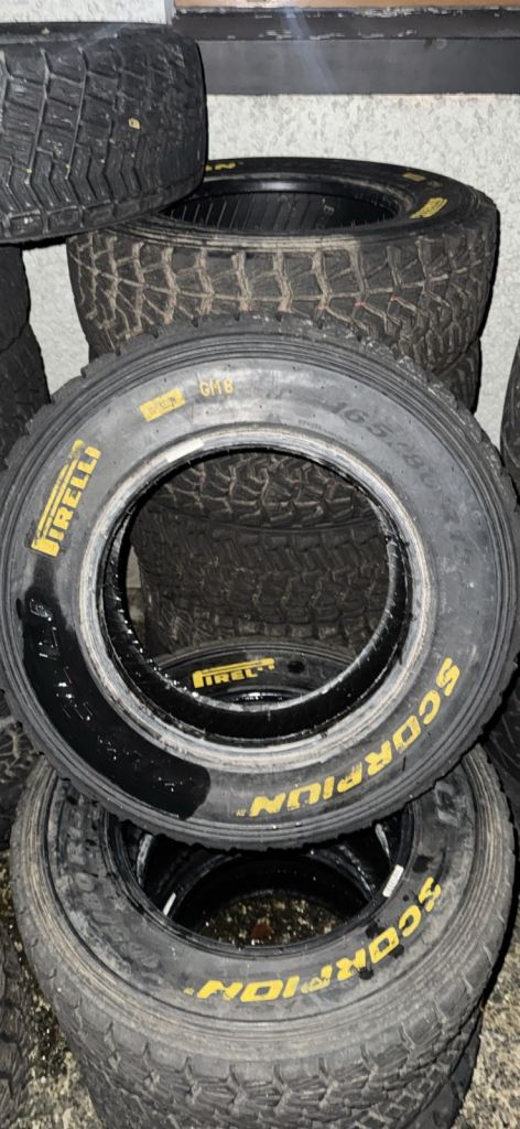Pirelli gravel rally tyres 